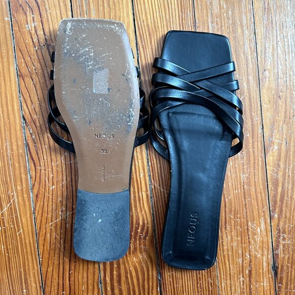 NEOUS Black Cophila 5MM Sandals - Picture 4 of 4